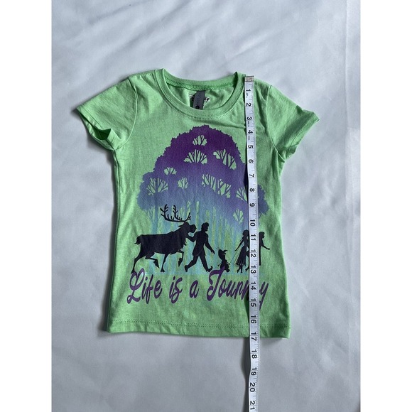 Disney Frozen 2 Life Is A Journey T-chirt Toddler Girls Size XS 3/4 - Picture 4 of 5